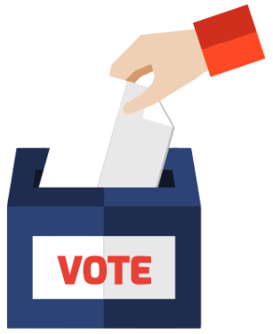 icone-communication-politique Urne de vote pour illustrer notre service de communication politique